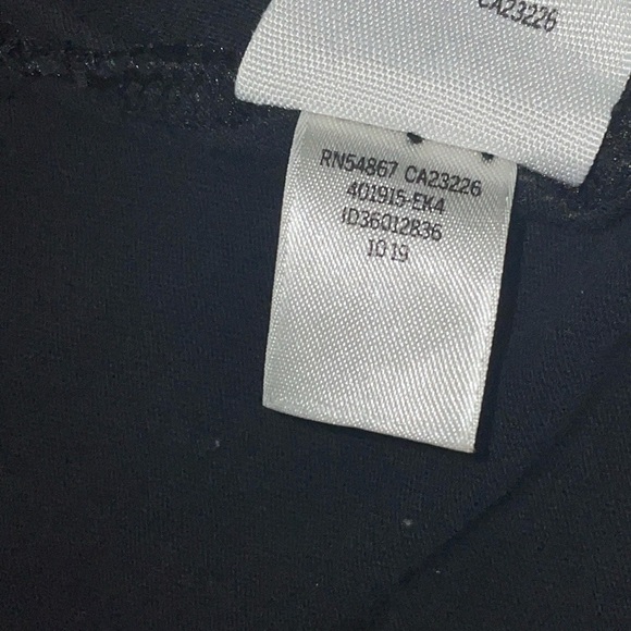 Victoria Secret Pink Size Medium Black Cropped Long Sleeve Top - Picture 3 of 3